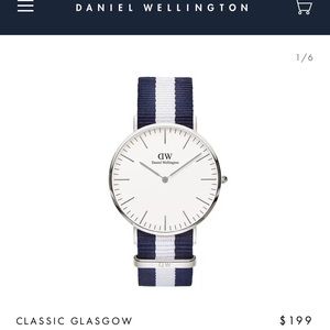 Daniel Wellington Classic Glasgow Watch Silver